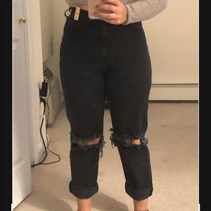 steven high rise mom jeans